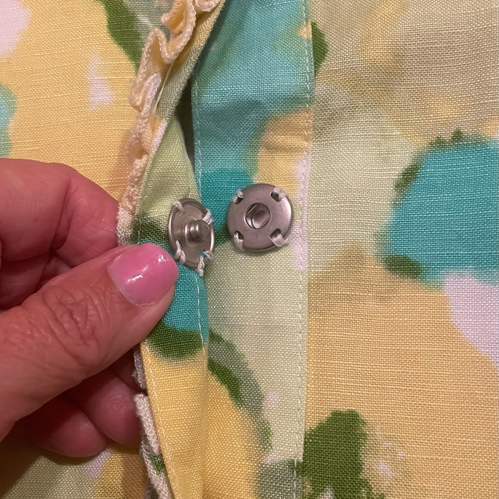 Ruby Rd. linen jacket - size 12 - Picture 6 of 7